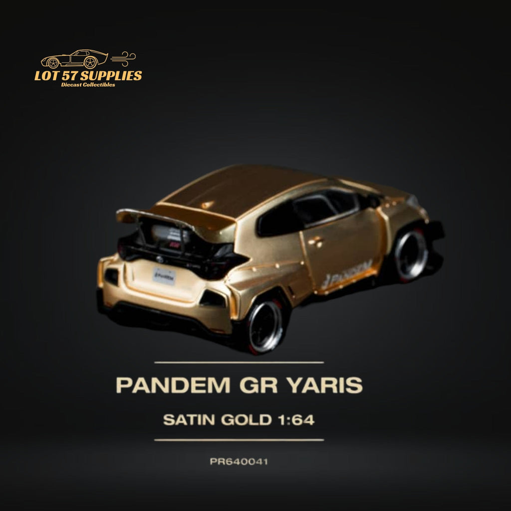 Pop Race Toyota Yaris GR Satin Gold 1:64