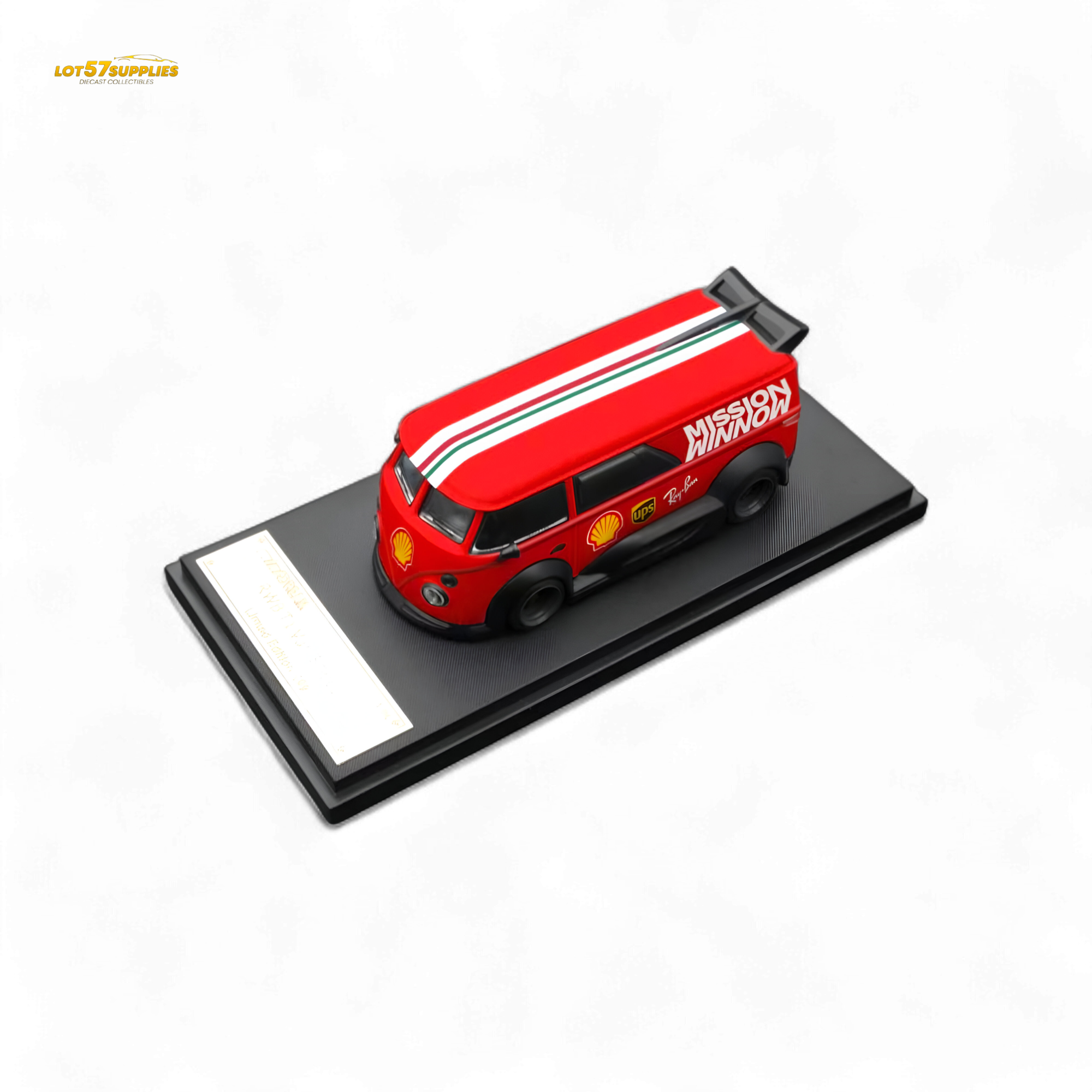 Mini Dream Volkswagen T1 RWB Van Red WM Livery 1:64