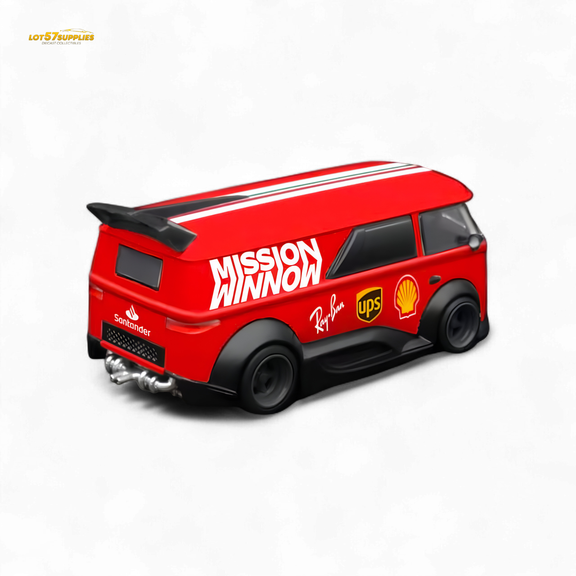 Mini Dream Volkswagen T1 RWB Van Red WM Livery 1:64