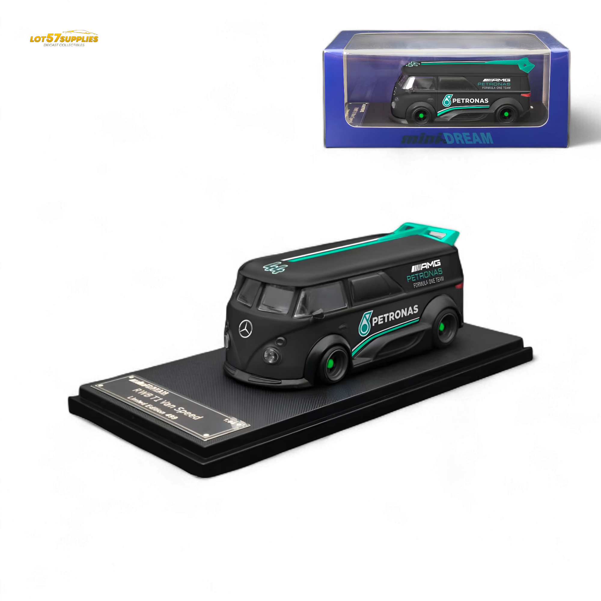Mini Dream Volkswagen T1 RWB Van #44 Petronas Livery 1:64