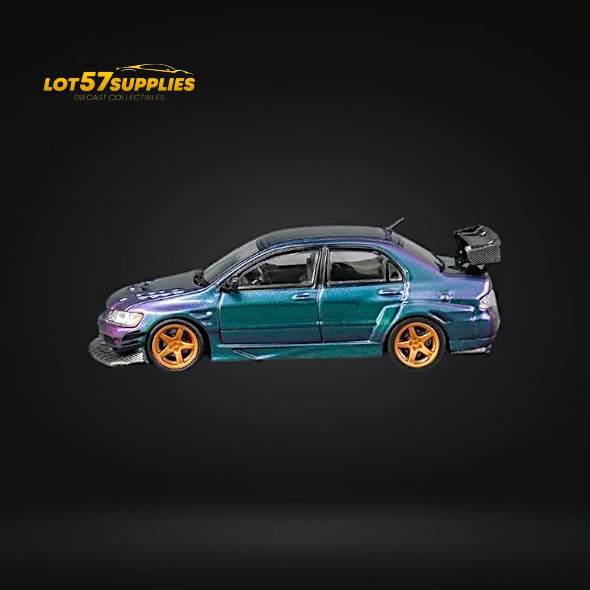 CM Model Mitsubishi Lancer Evolution IX Widebody Chameleon 1:64