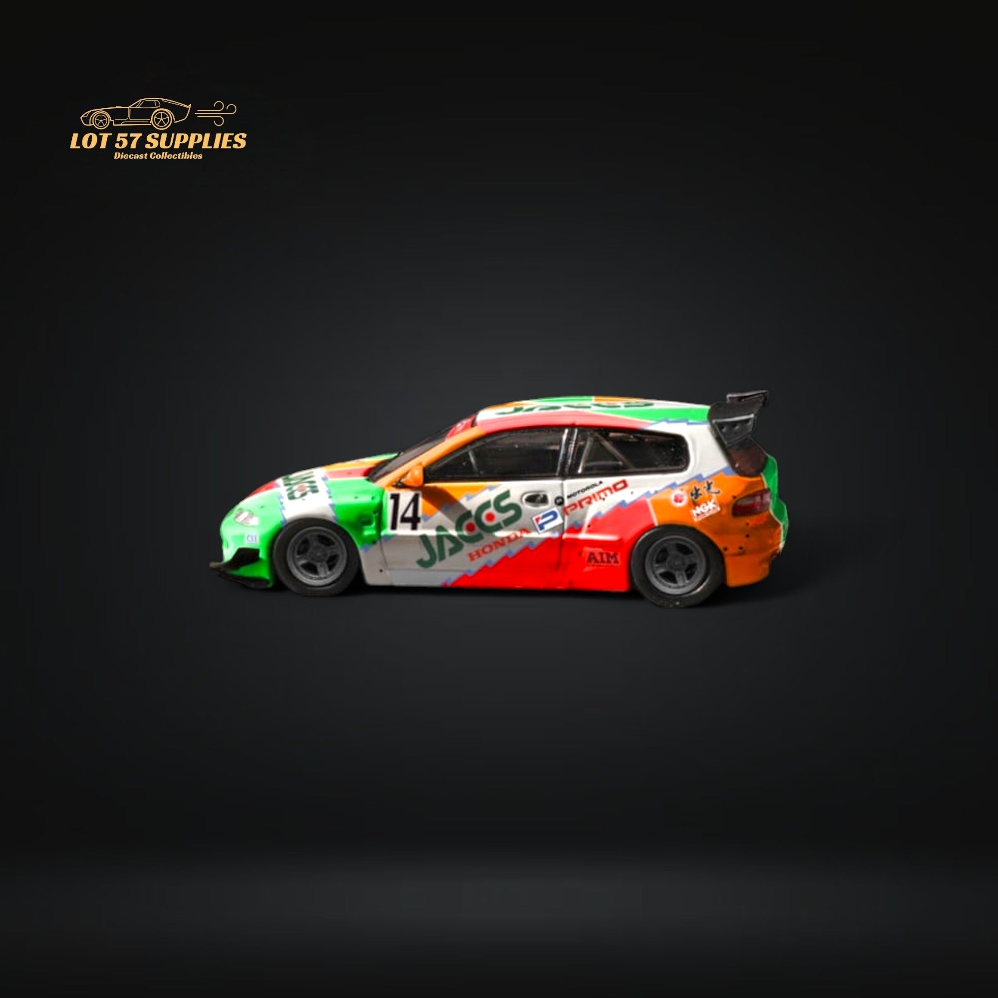 Fuji Honda Civic EG6 Rocket Bunny JACCS #14 Livery 1:64
