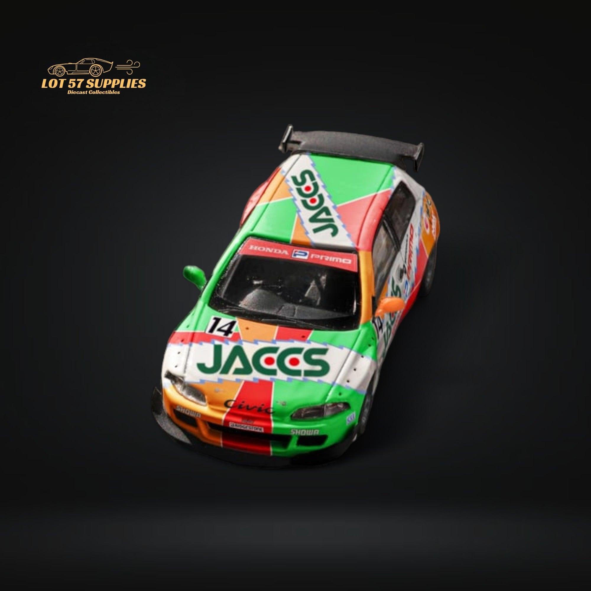 Fuji Honda Civic EG6 Rocket Bunny JACCS #14 Livery 1:64