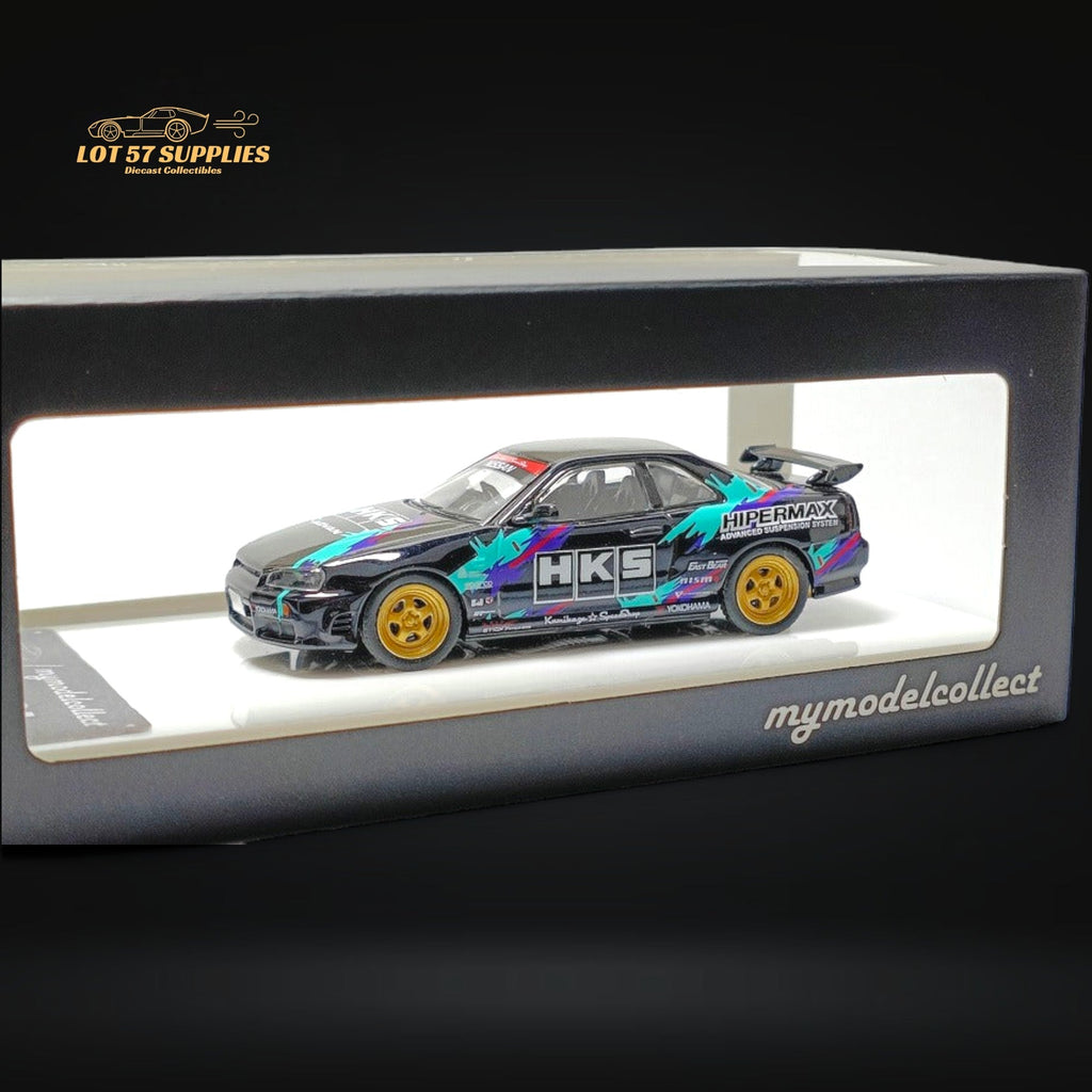 MC Nissan Skyline R34 HKS Livery 1:64
