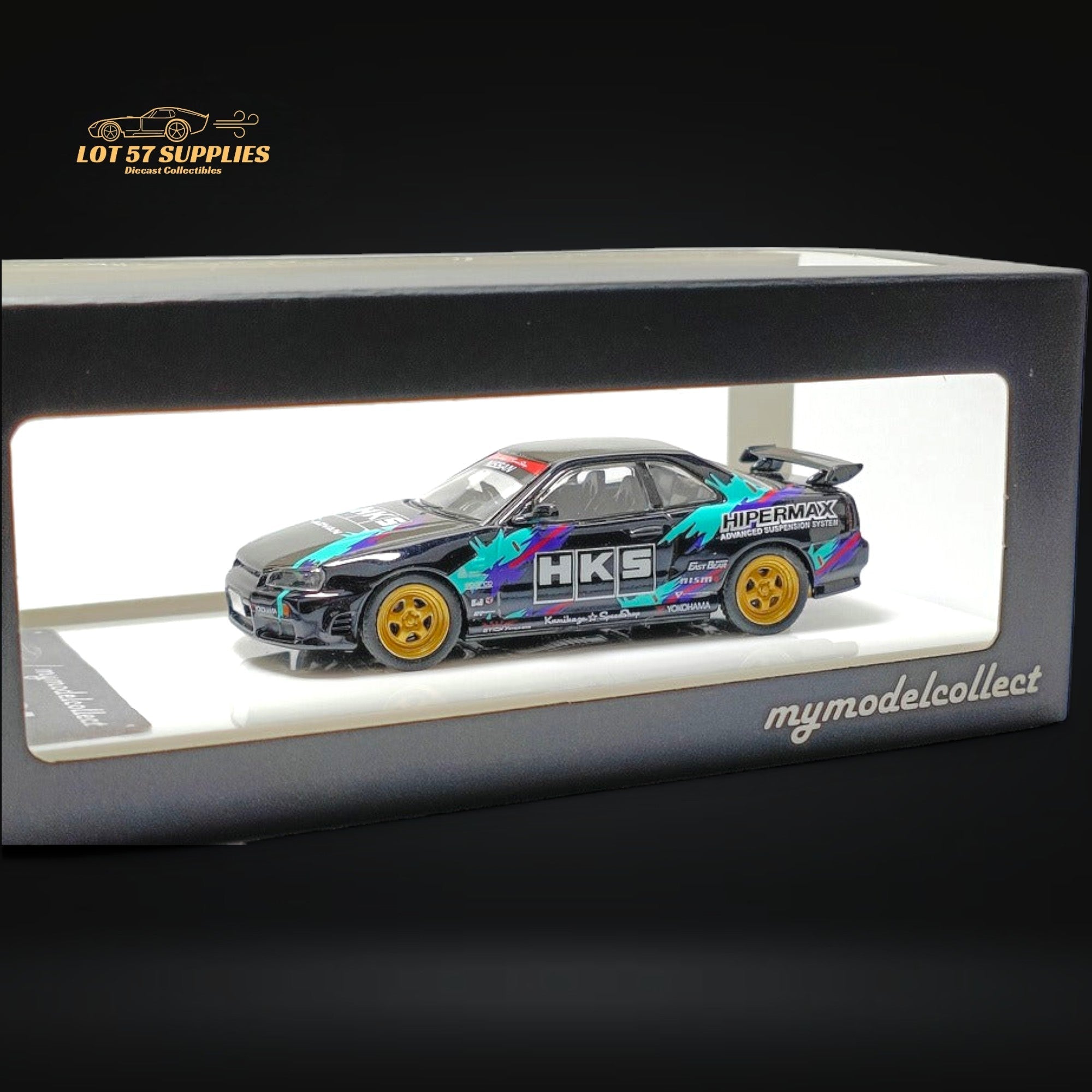 MC Nissan Skyline R34 HKS Livery 1:64