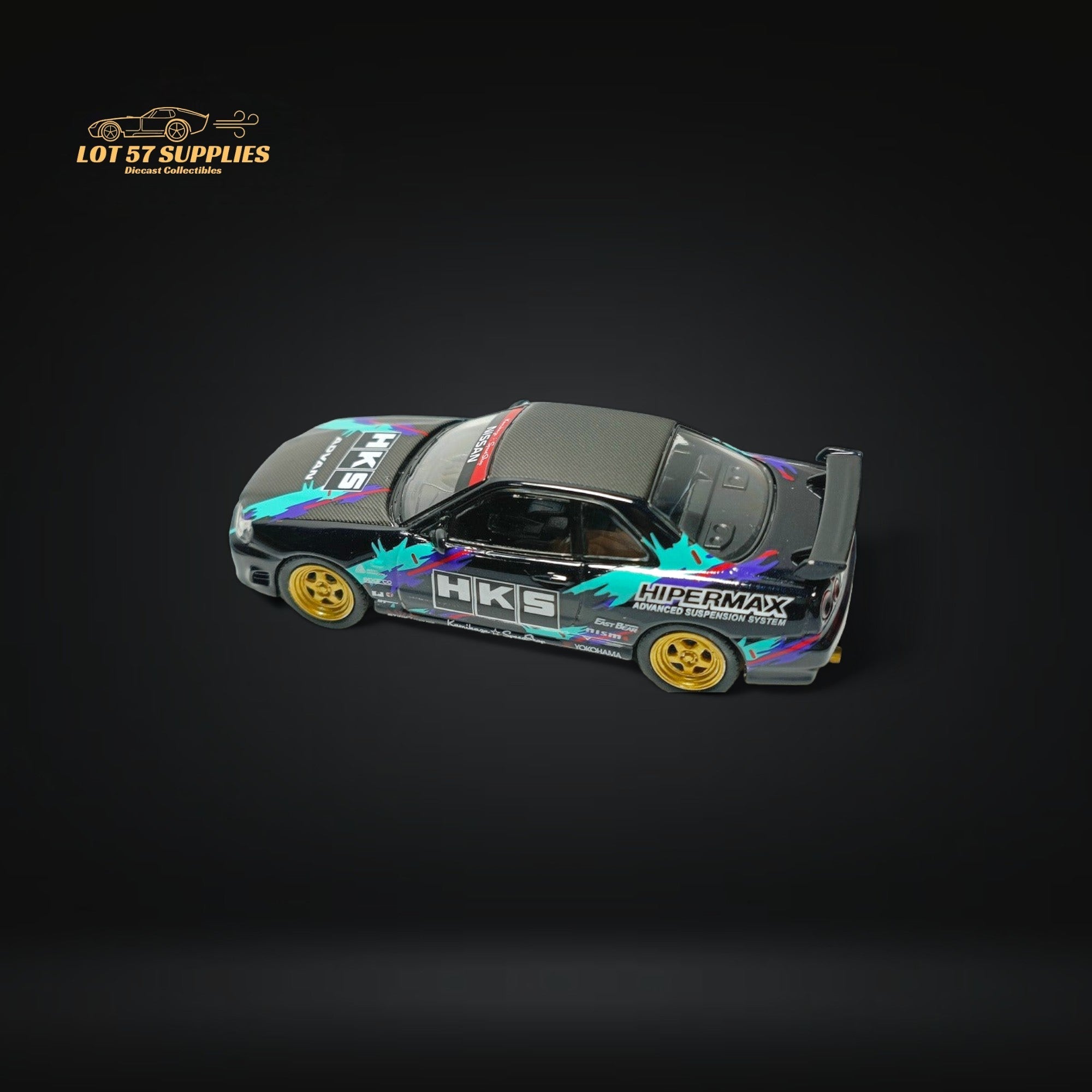 MC Nissan Skyline R34 HKS Livery 1:64