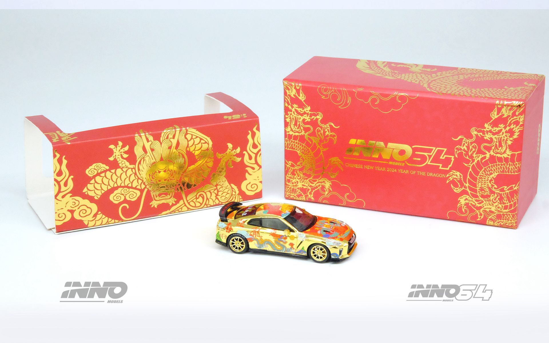 INNO64 Nissan Skyline GT-R R35 Year Of The Dragon Special Edition 1:64
