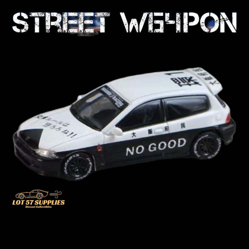 Street Weapon Honda Civic EG6 Police Livery 1:64