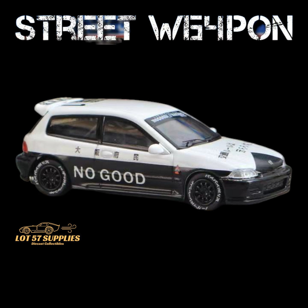 Street Weapon Honda Civic EG6 Police Livery 1:64