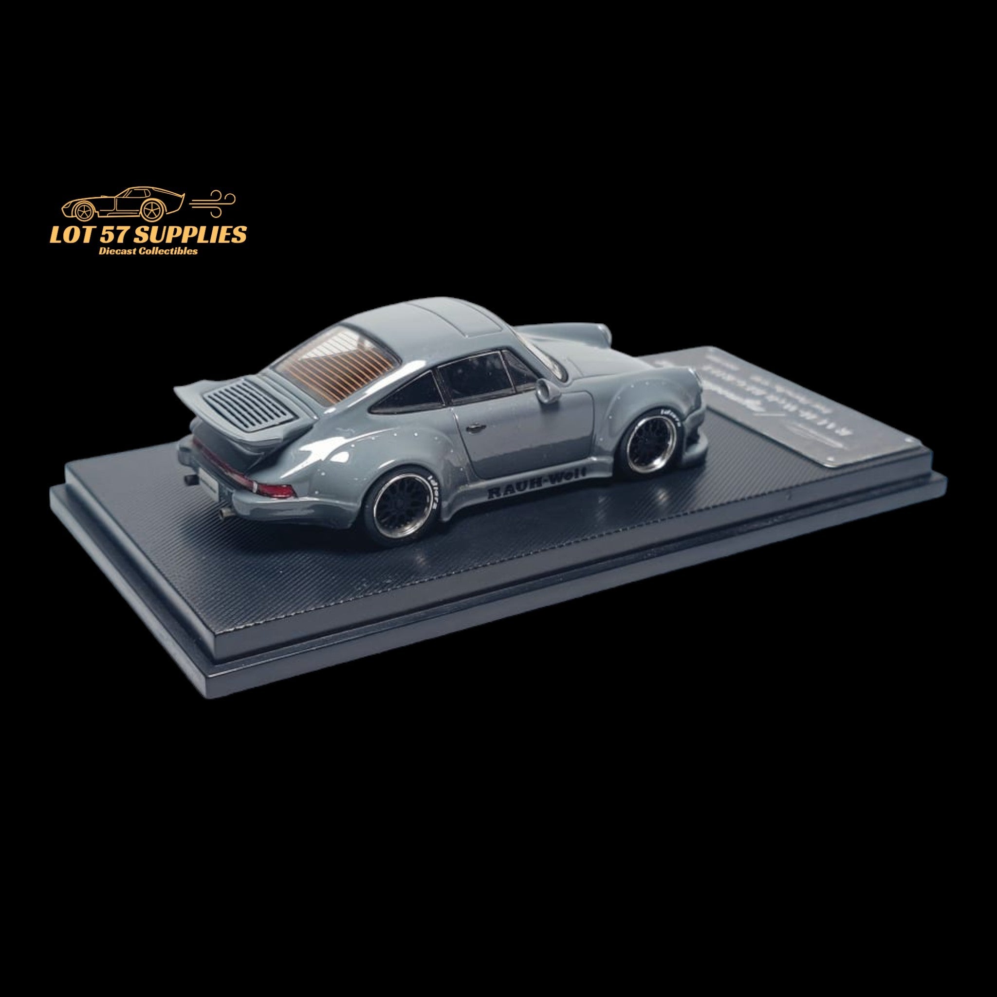MC Porsche RWB 930 Ducktail Cement Gray 1:64