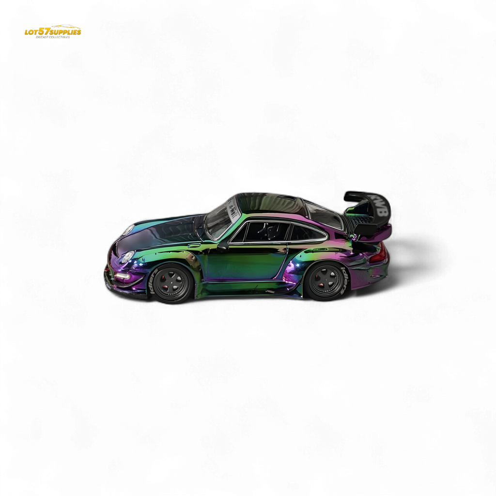 Star Model Porsche RWB 993 Magic Purple-Green 1:64