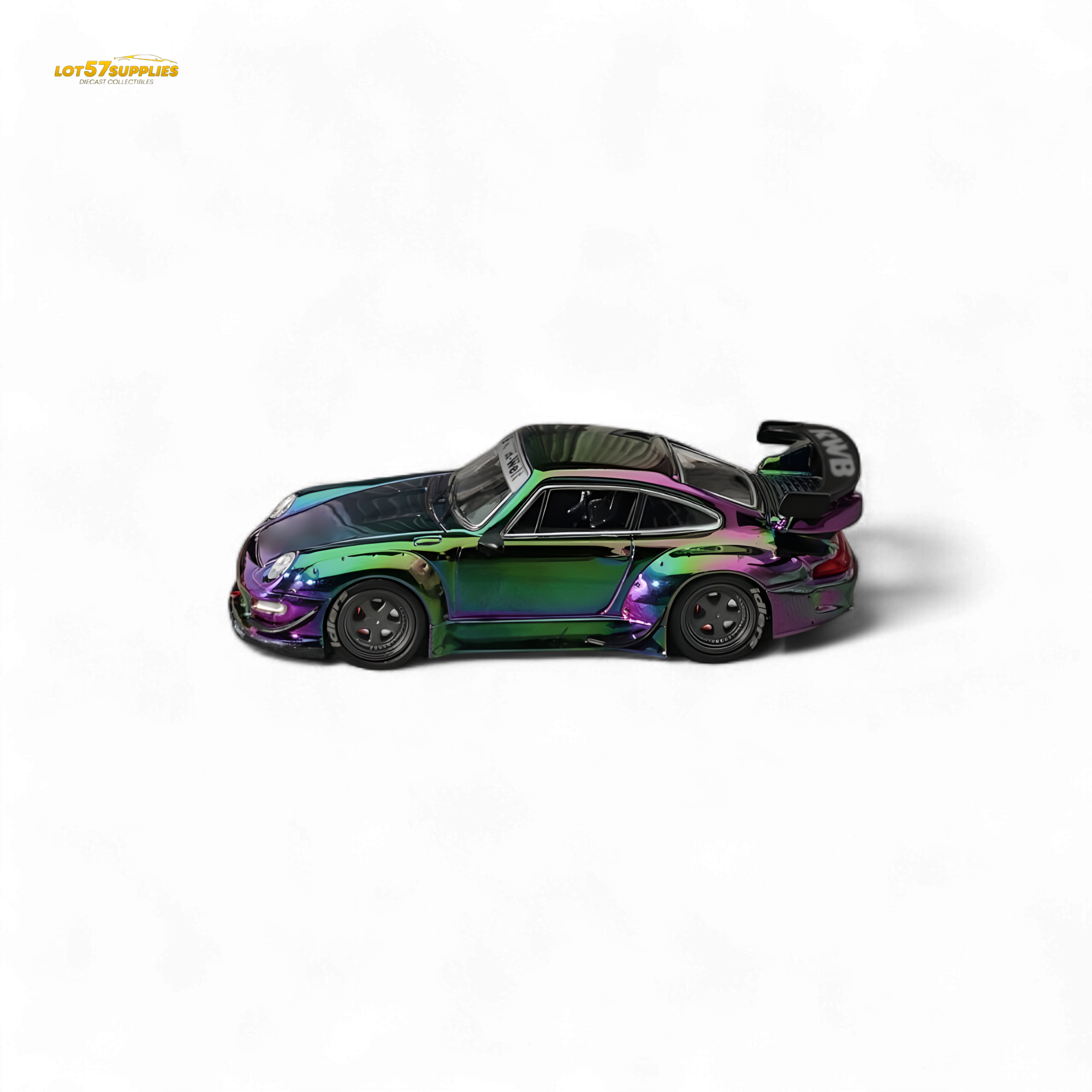 Star Model Porsche RWB 993 Magic Purple-Green 1:64
