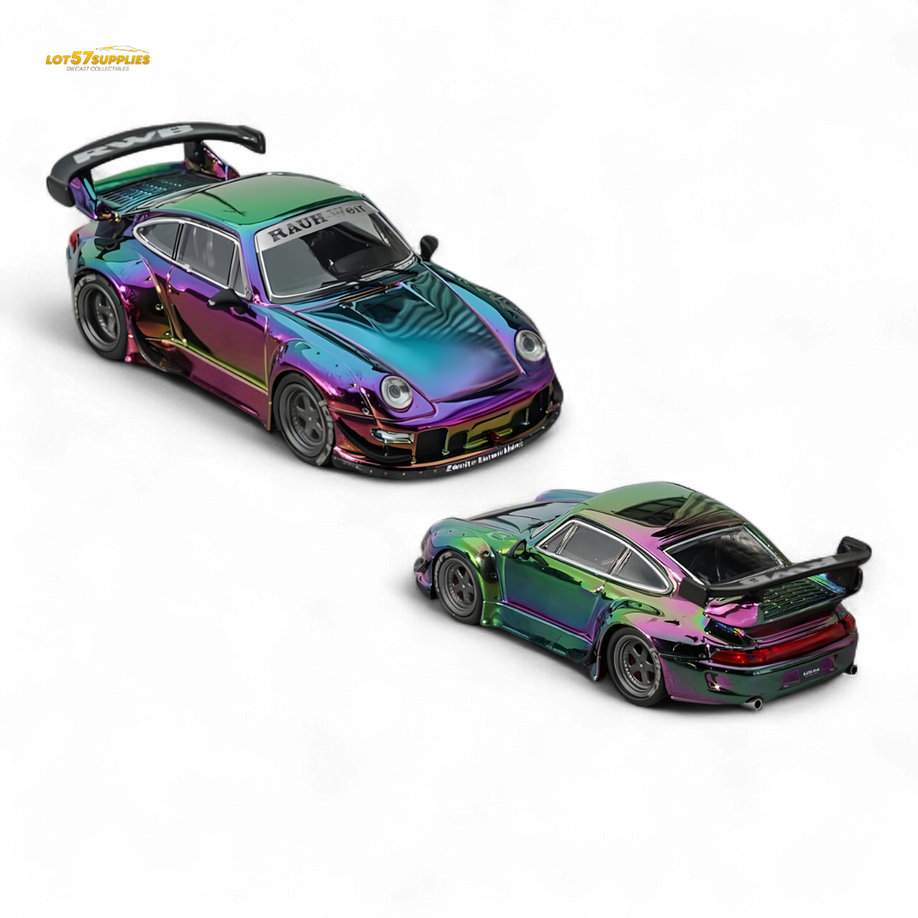 Star Model Porsche RWB 993 Magic Purple-Green 1:64