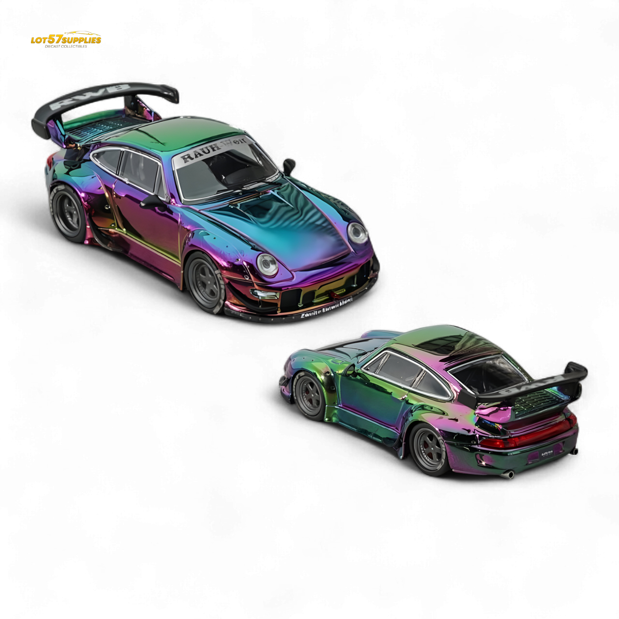 Star Model Porsche RWB 993 Magic Purple-Green 1:64
