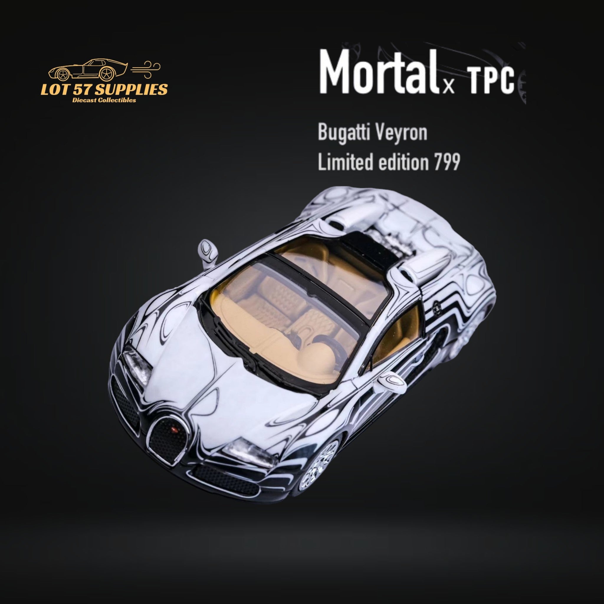 Mortal Bugatti Veyron Ceramic Dragon 1:64