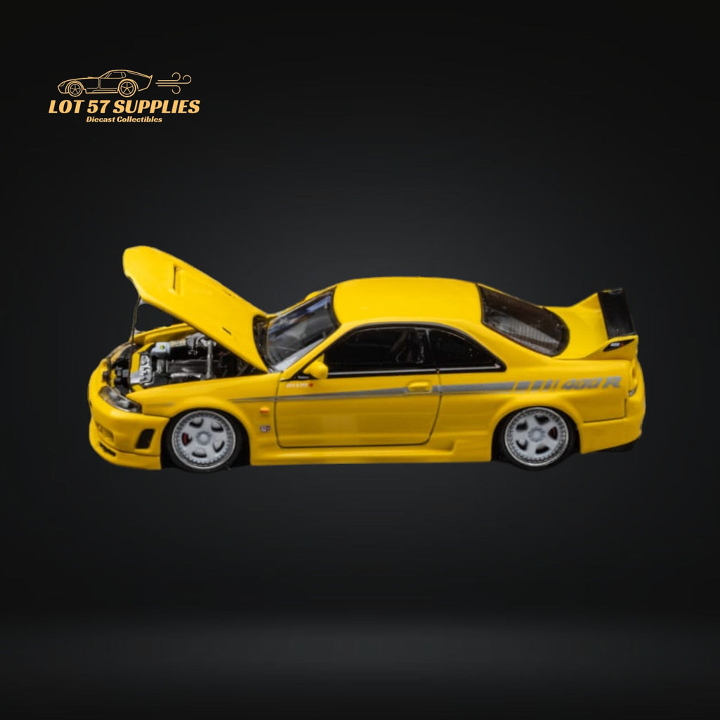Focal Horizon Skyline R33 GT-R 400R Yellow 1:64