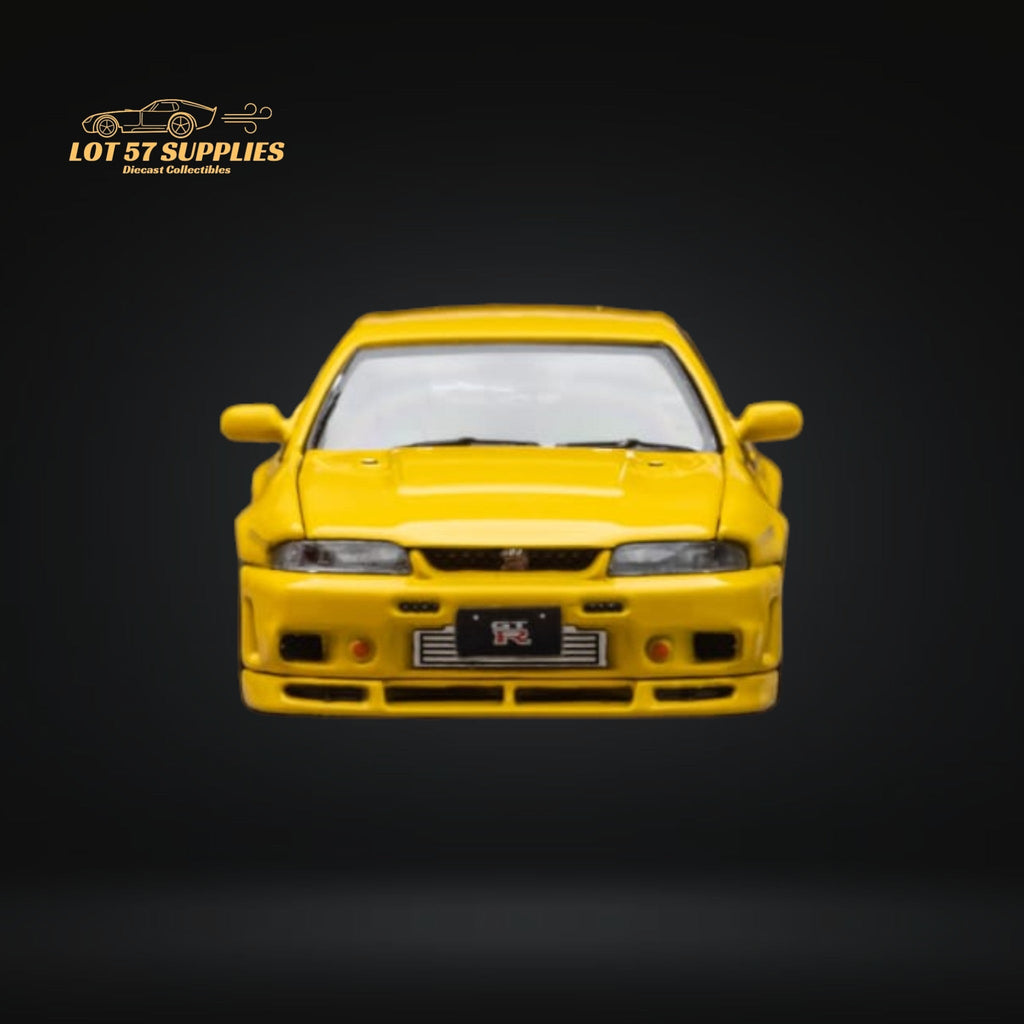 Focal Horizon Skyline R33 GT-R 400R Yellow 1:64