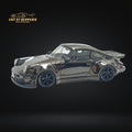 MC Porsche RWB 930 Chrome Gunmetal Gray 1:64