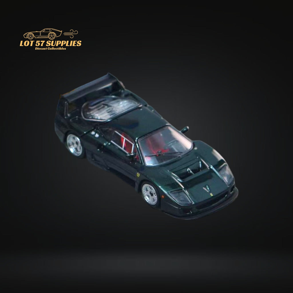 Stance Hunters Ferrari F40 LM British Green 1:64