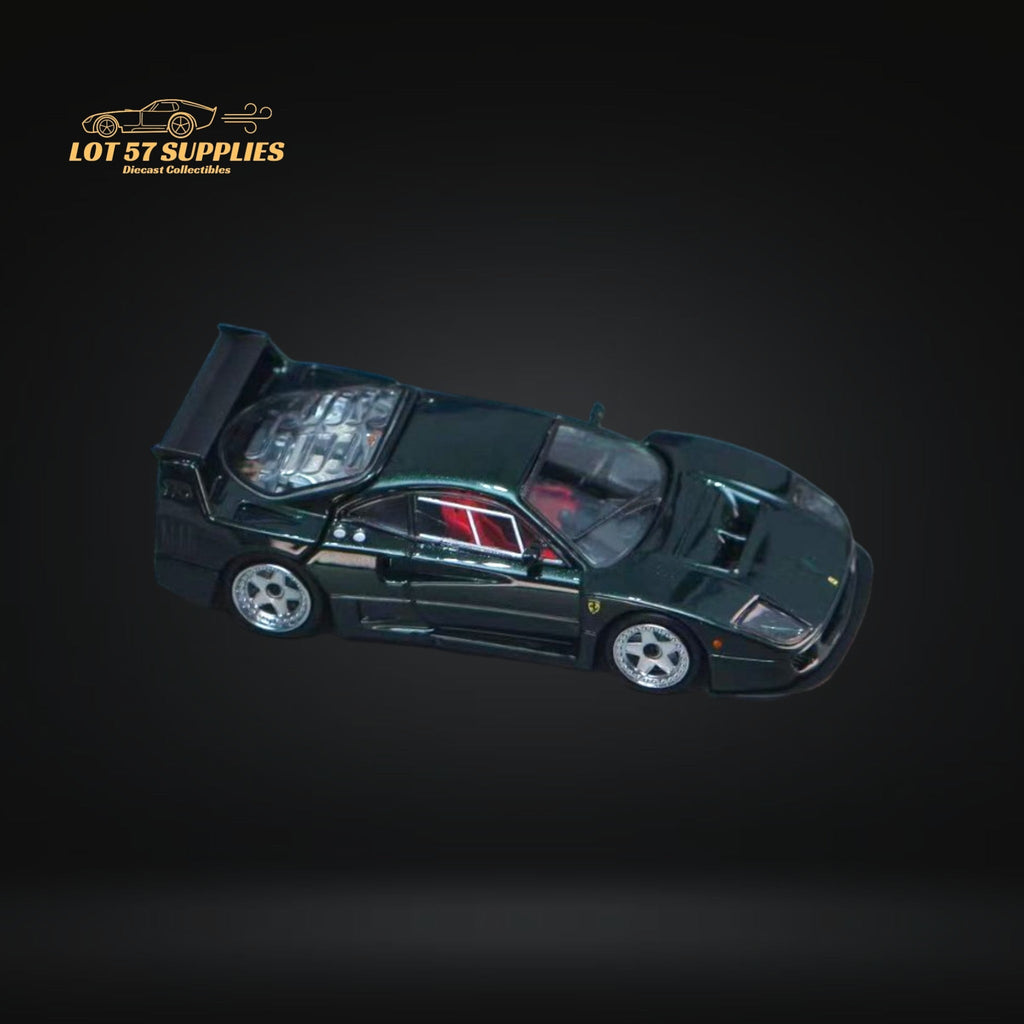 Stance Hunters Ferrari F40 LM British Green 1:64