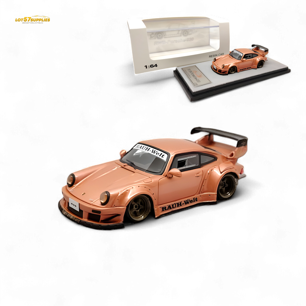 QIDIAN Porsche RWB 930 Champagne Gold 1:64
