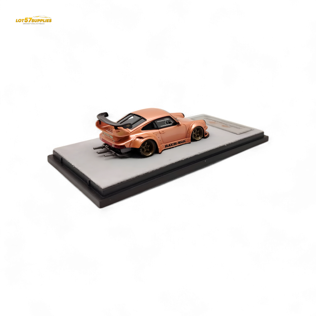 QIDIAN Porsche RWB 930 Champagne Gold 1:64
