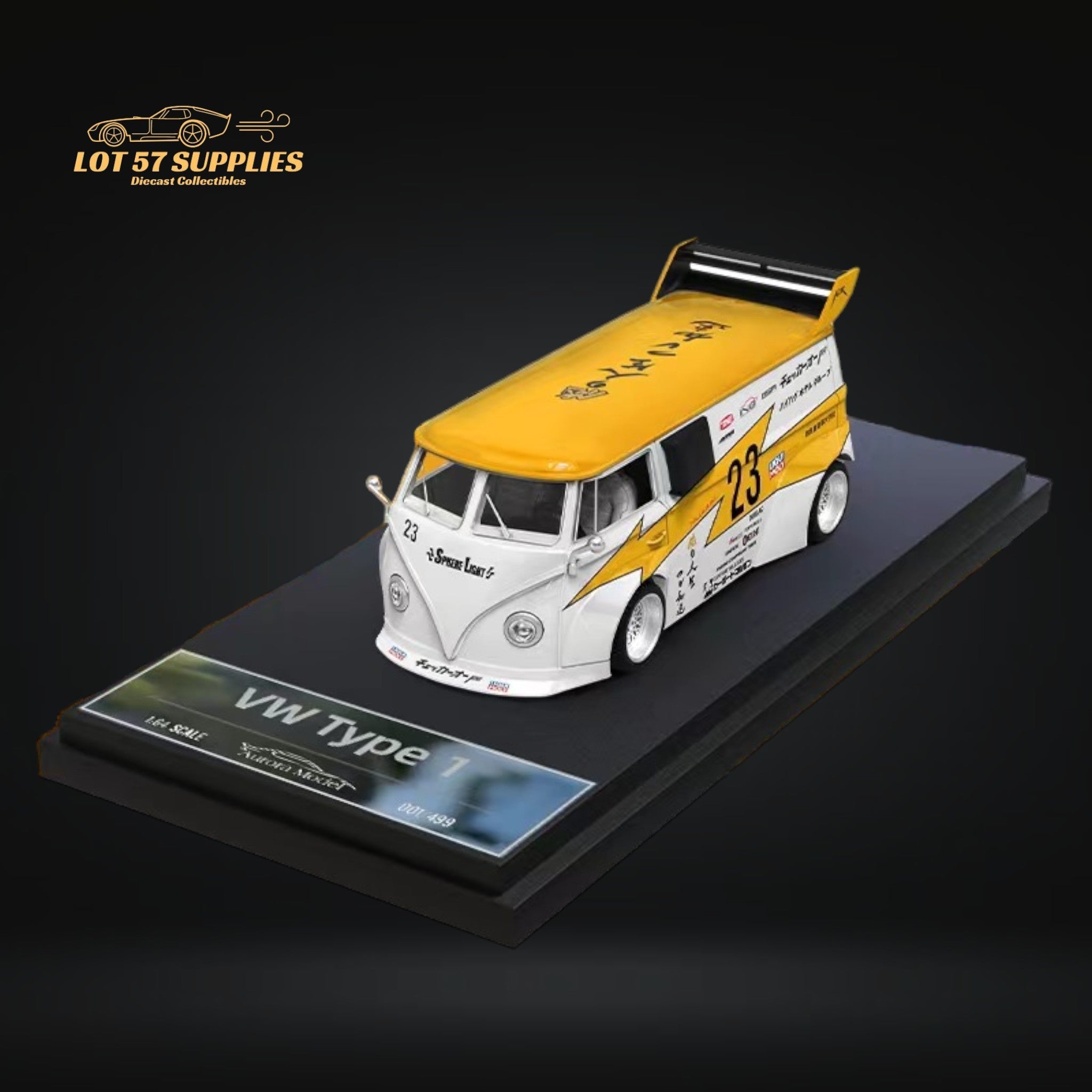Aurora Model VW Volkswagen T1 Van Lighting #23 Livery 1:64