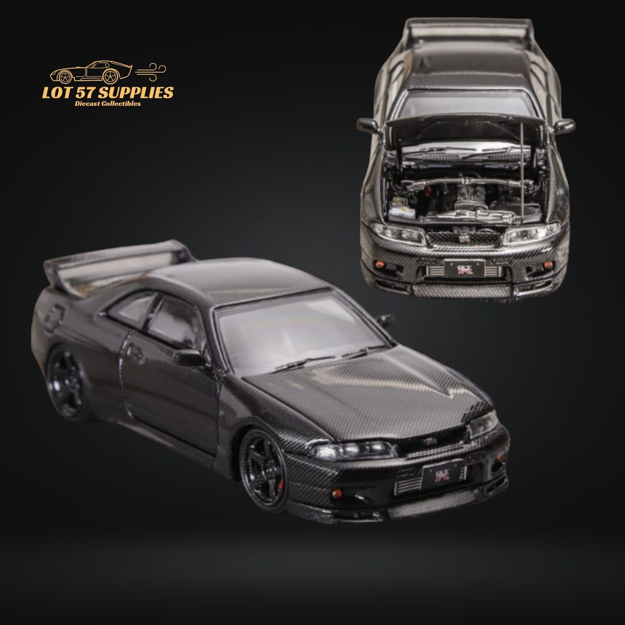 Focal Horizon Nissan Skyline GT-R R33 Black 1:64