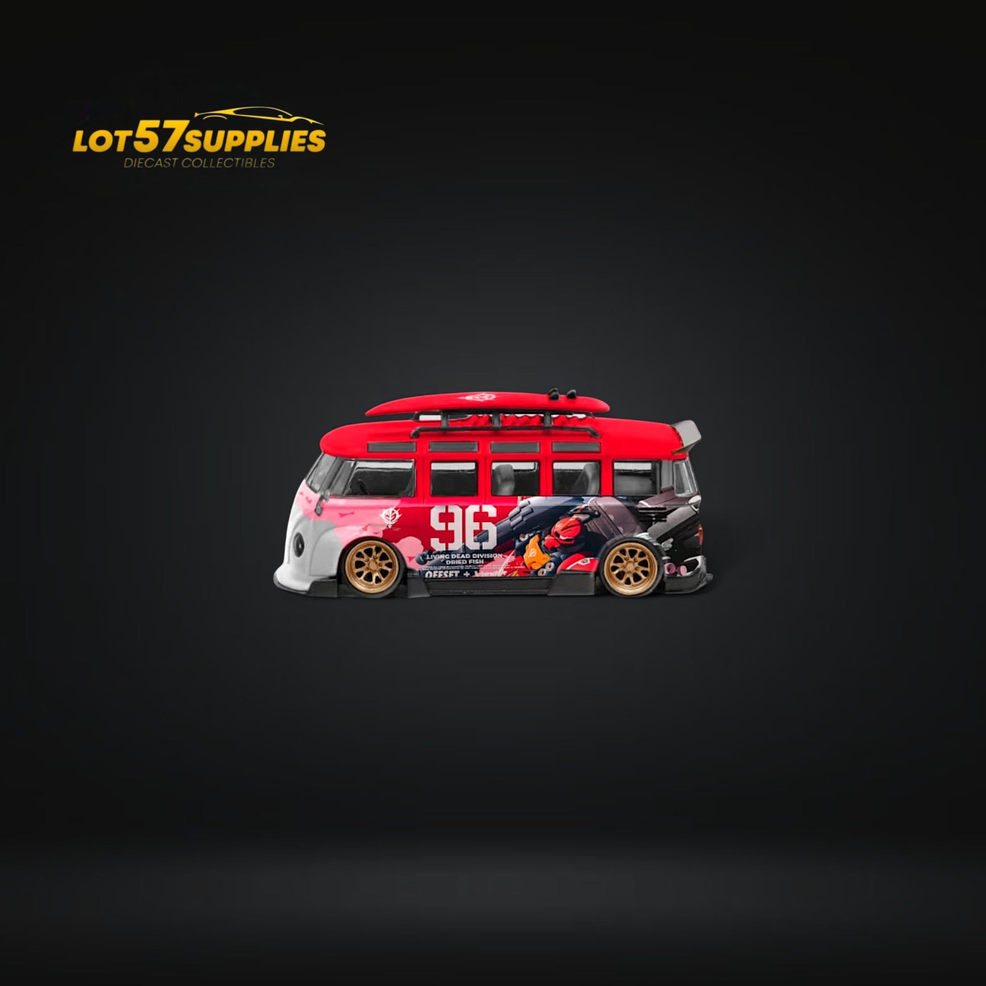 LF Model Volkswagen T1 Kombi WideBody Akiba #96 Livery 1:64