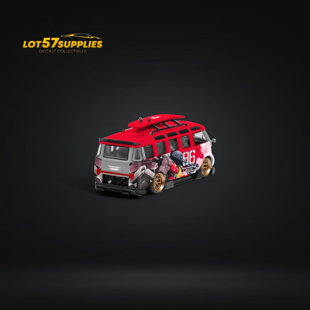 LF Model Volkswagen T1 Kombi WideBody Akiba #96 Livery 1:64
