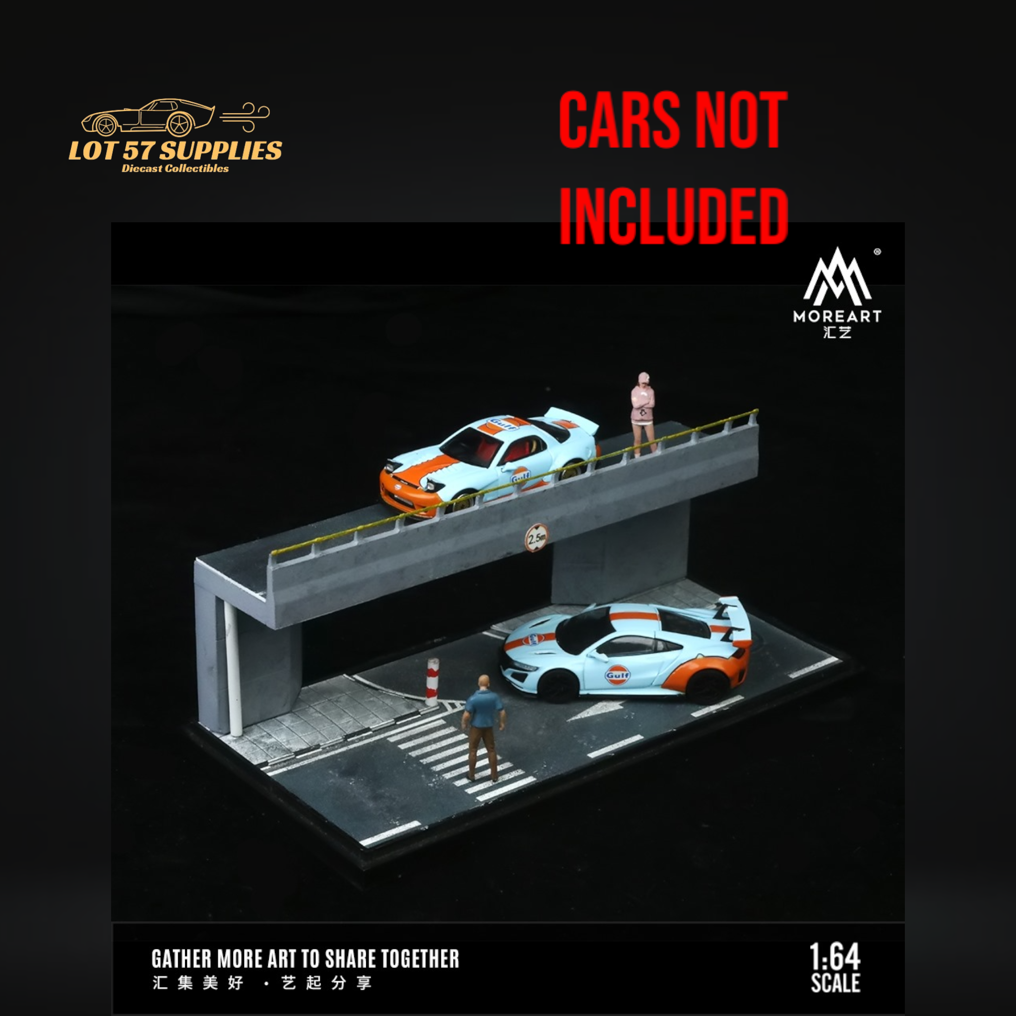 (Pre-Order) MoreArt Overpass Scene Diorama 1:64