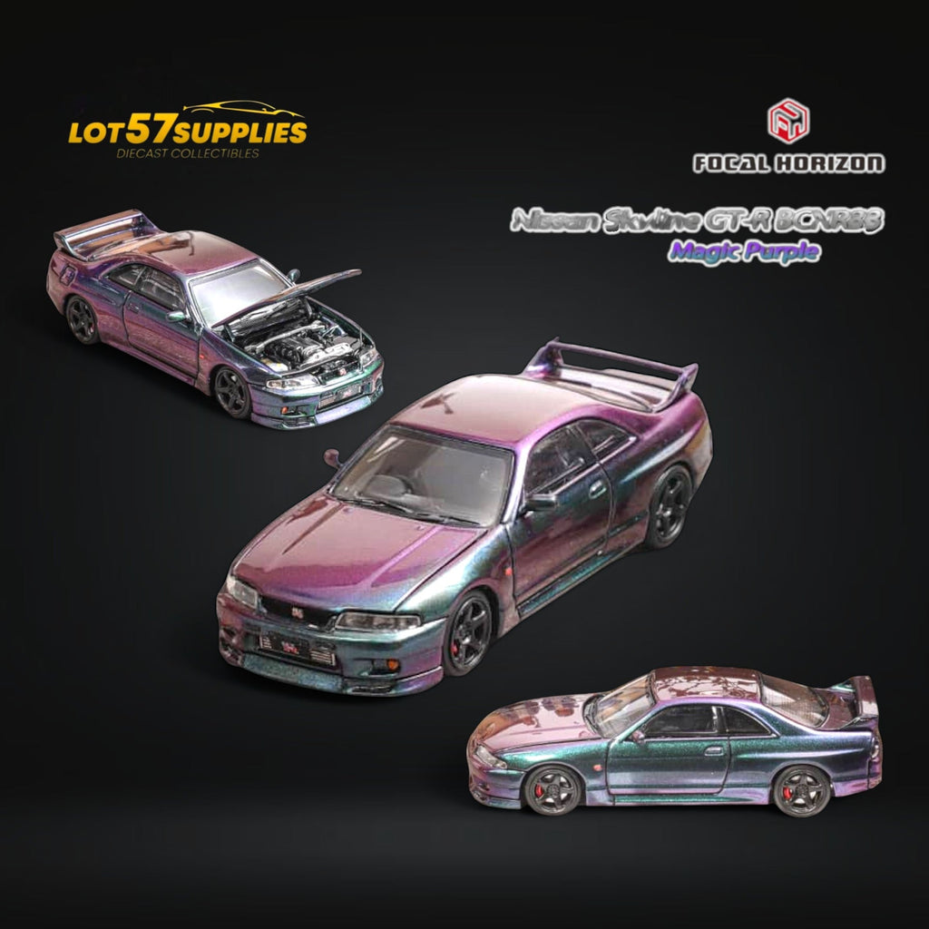 Focal Horizon Skyline GT-R R33 Magic Purple 1:64