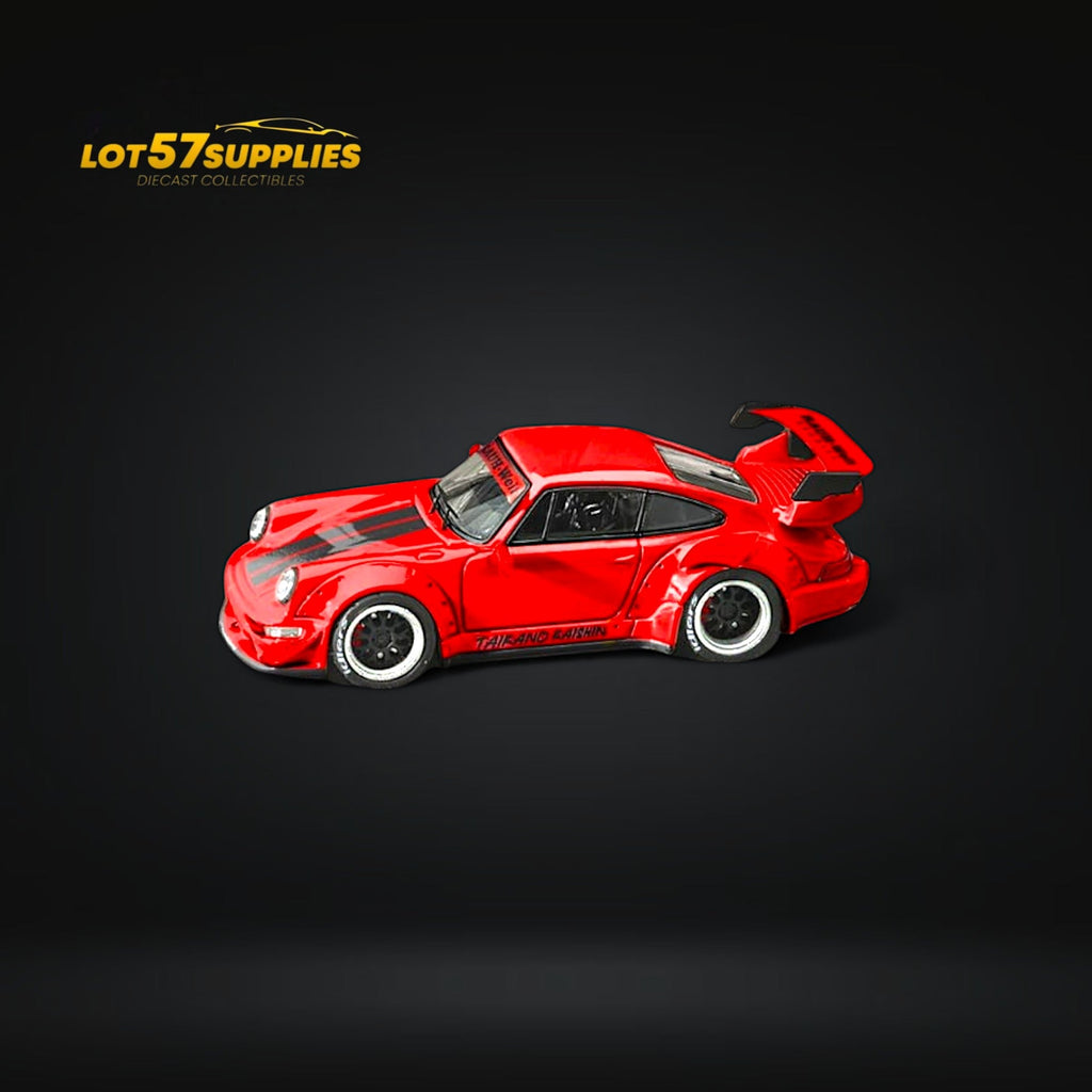 Star Model Porsche RWB 964 Taikano Red 1:64