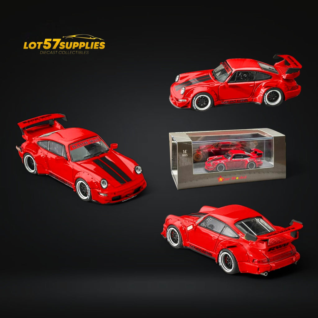 Star Model Porsche RWB 964 Taikano Red 1:64
