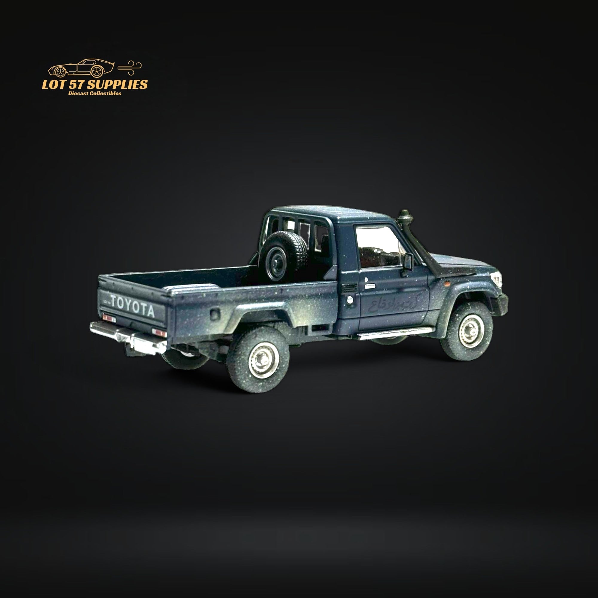 HobbyFans Toyota Land Cruiser 70 Series Blue Dirt Version 1:64
