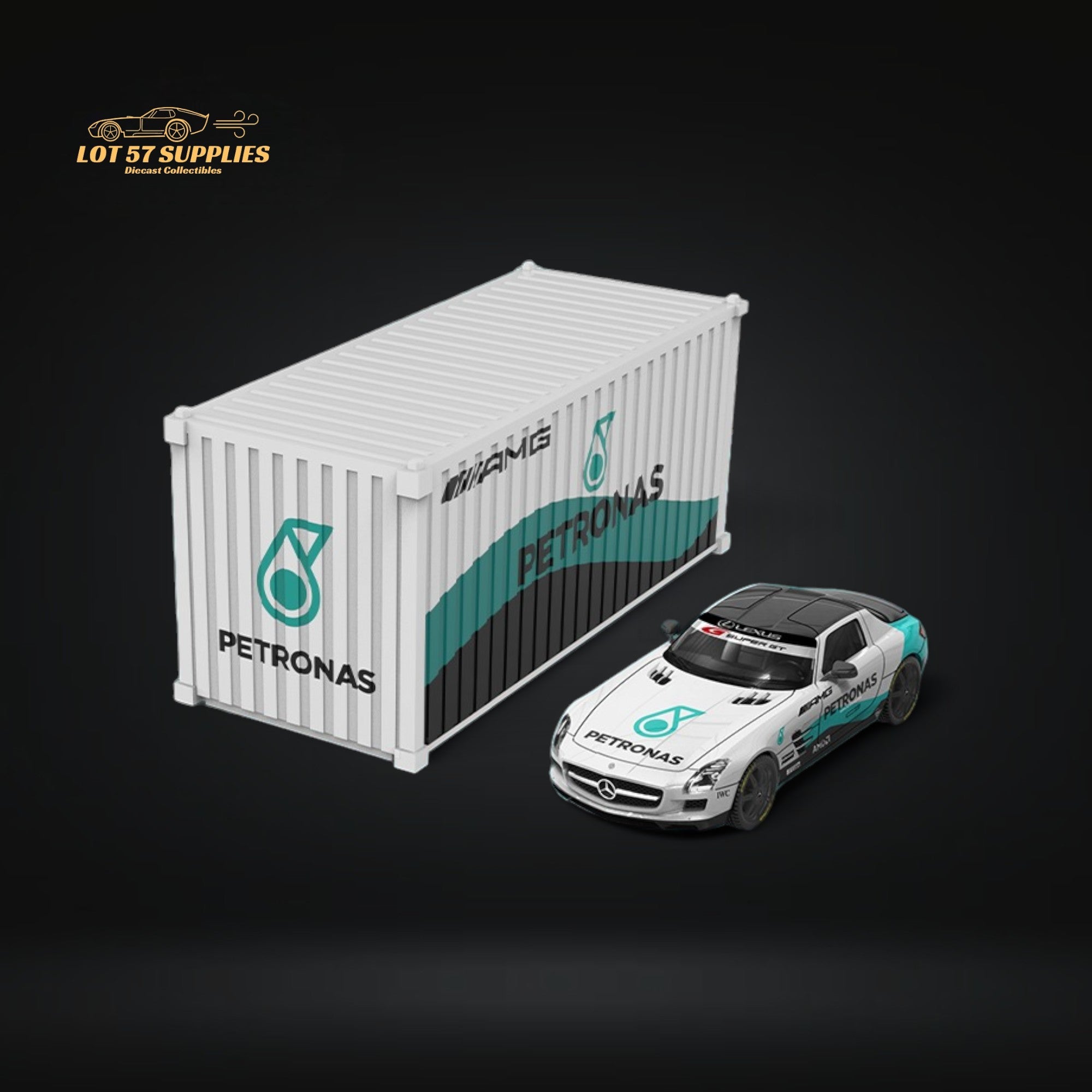 TimeMicro Mercedes Benz SLS Petronas Livery 1:64