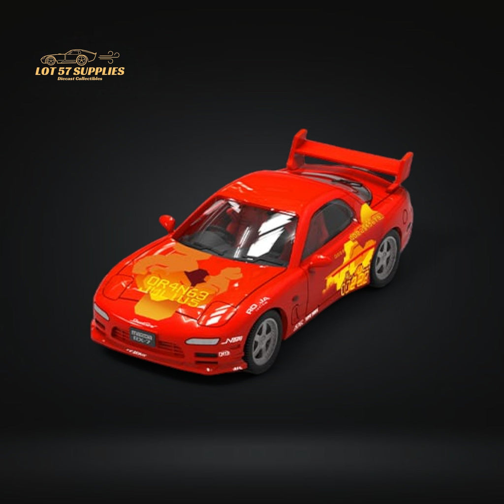 Mini Station Mazda RX-7 Red 1:64