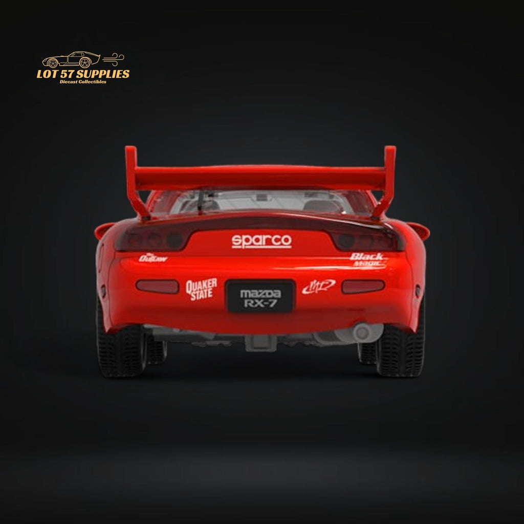 Mini Station Mazda RX-7 Red 1:64