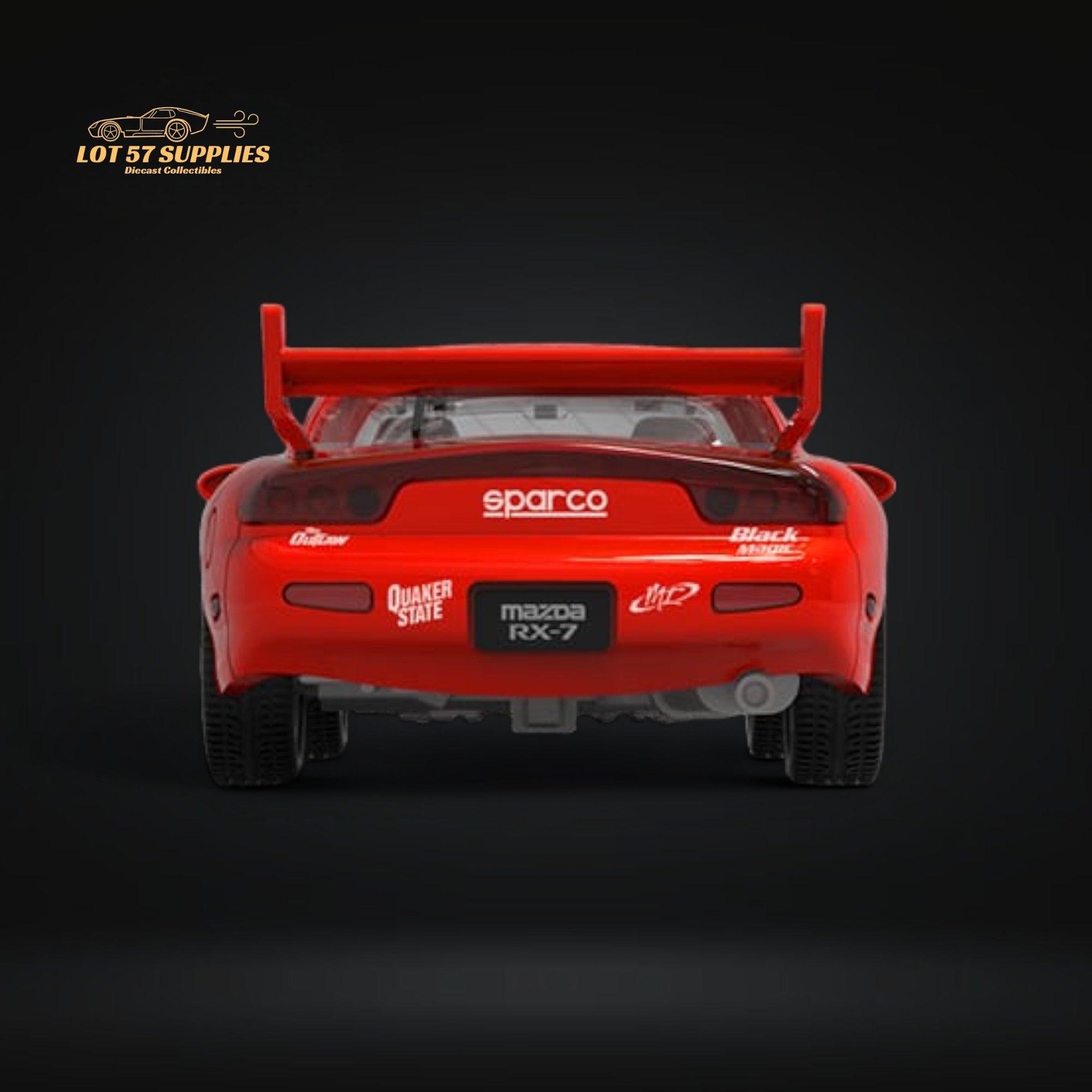 Mini Station Mazda RX-7 Red 1:64