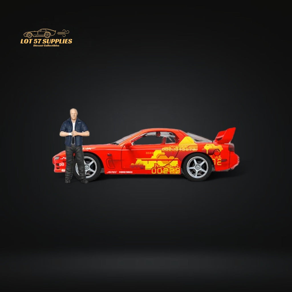 Mini Station Mazda RX-7 Red 1:64
