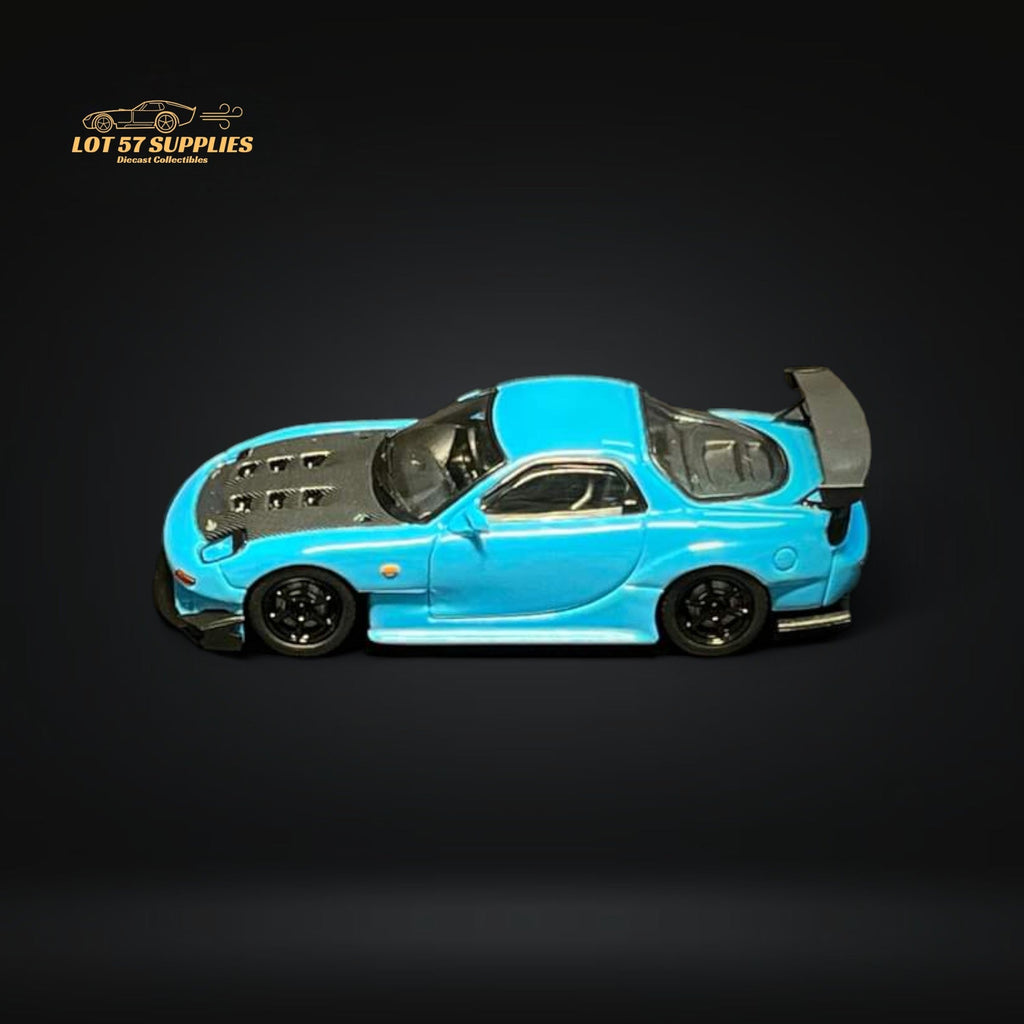 123 Hobby Mazda FD3S RX-7 Baby Blue 1:64