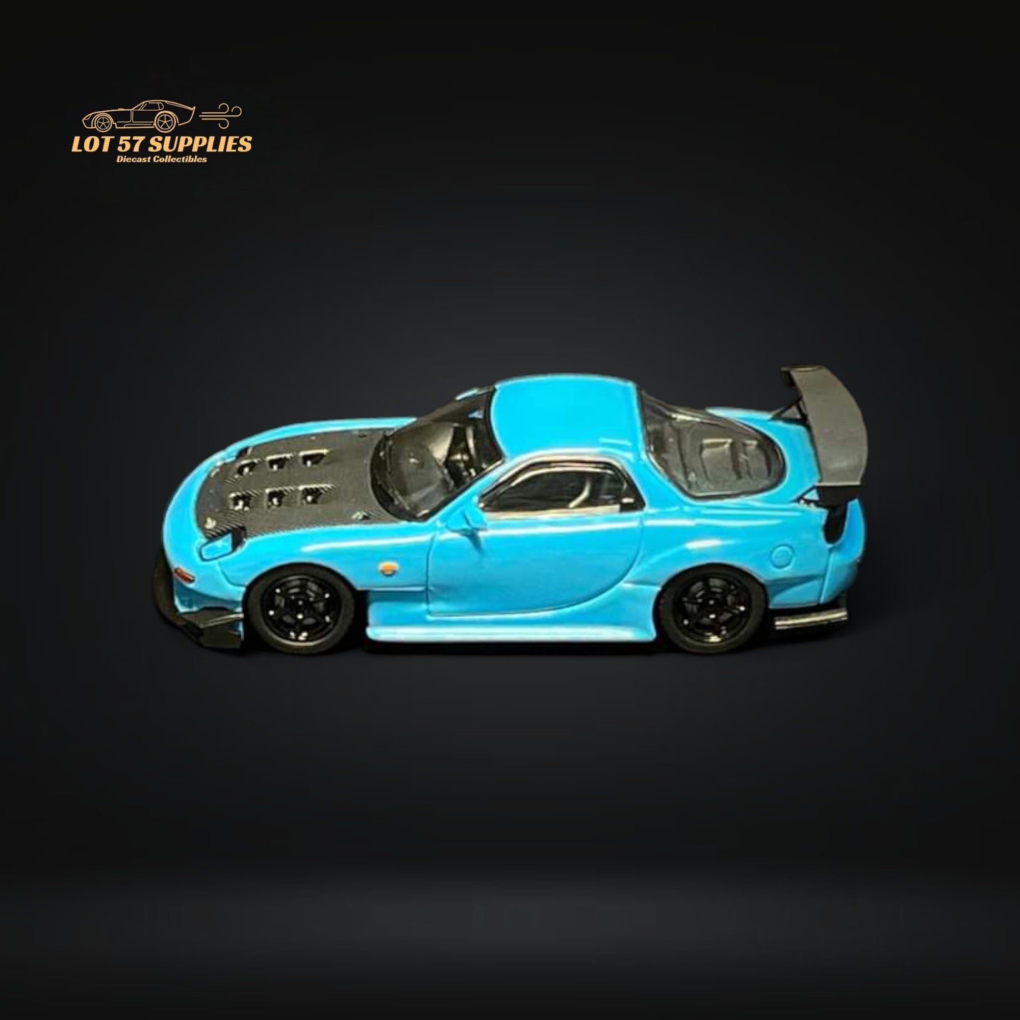 123 Hobby Mazda FD3S RX-7 Baby Blue 1:64