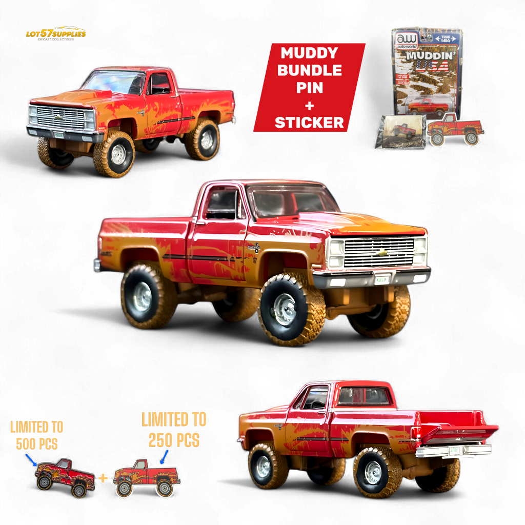 Auto World 1983 Chevrolet Silverado K10 Lifted 1:64