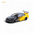 Flame BMW M3 E46 Widebody Pandem Black & Yellow 1:64