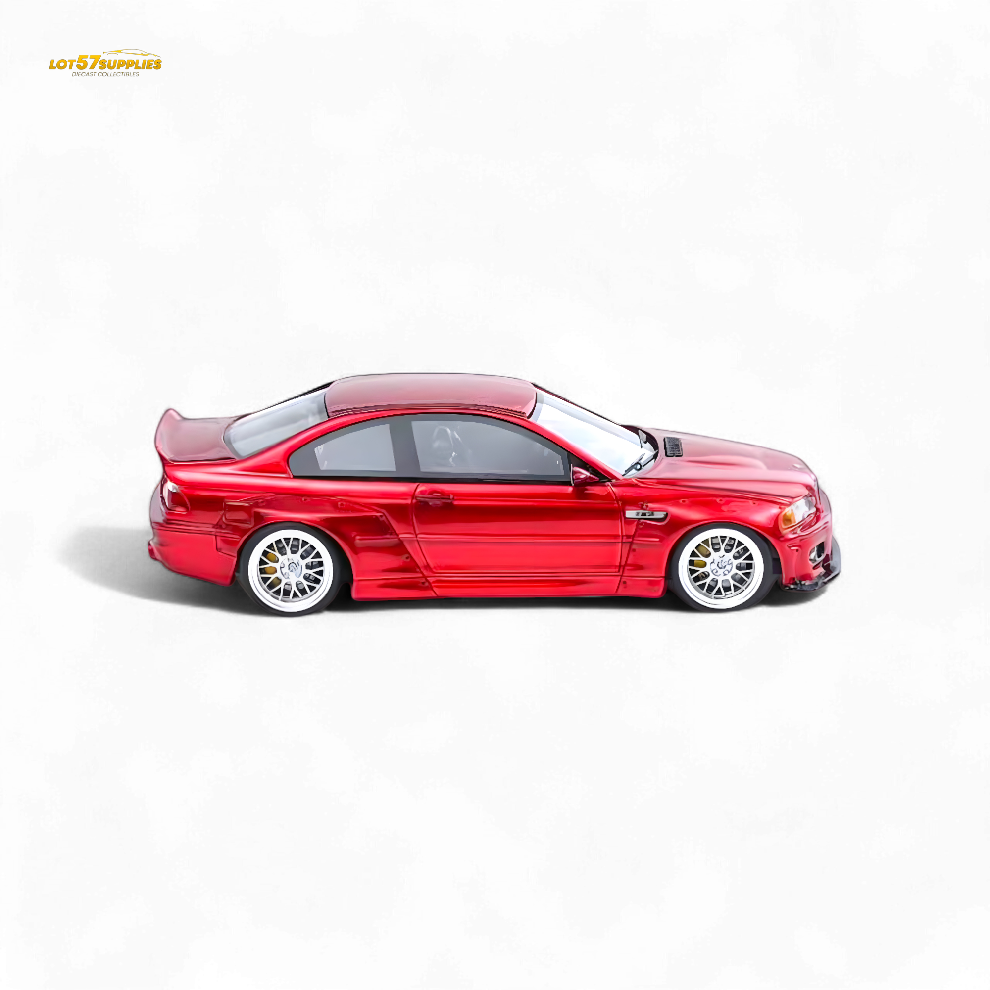 Flame BMW M3 E46 Widebody Pandem Metallic Red 1:64