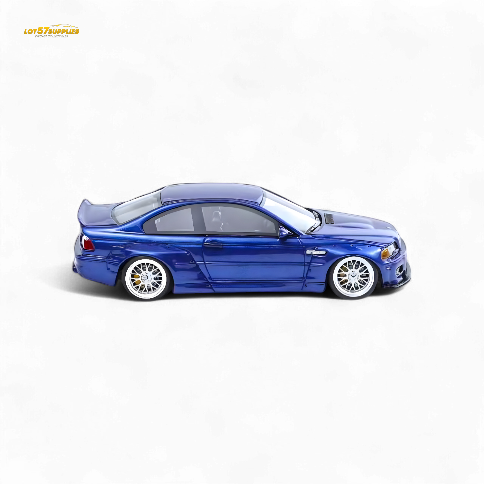 Flame BMW M3 E46 Widebody Pandem Metallic Blue 1:64