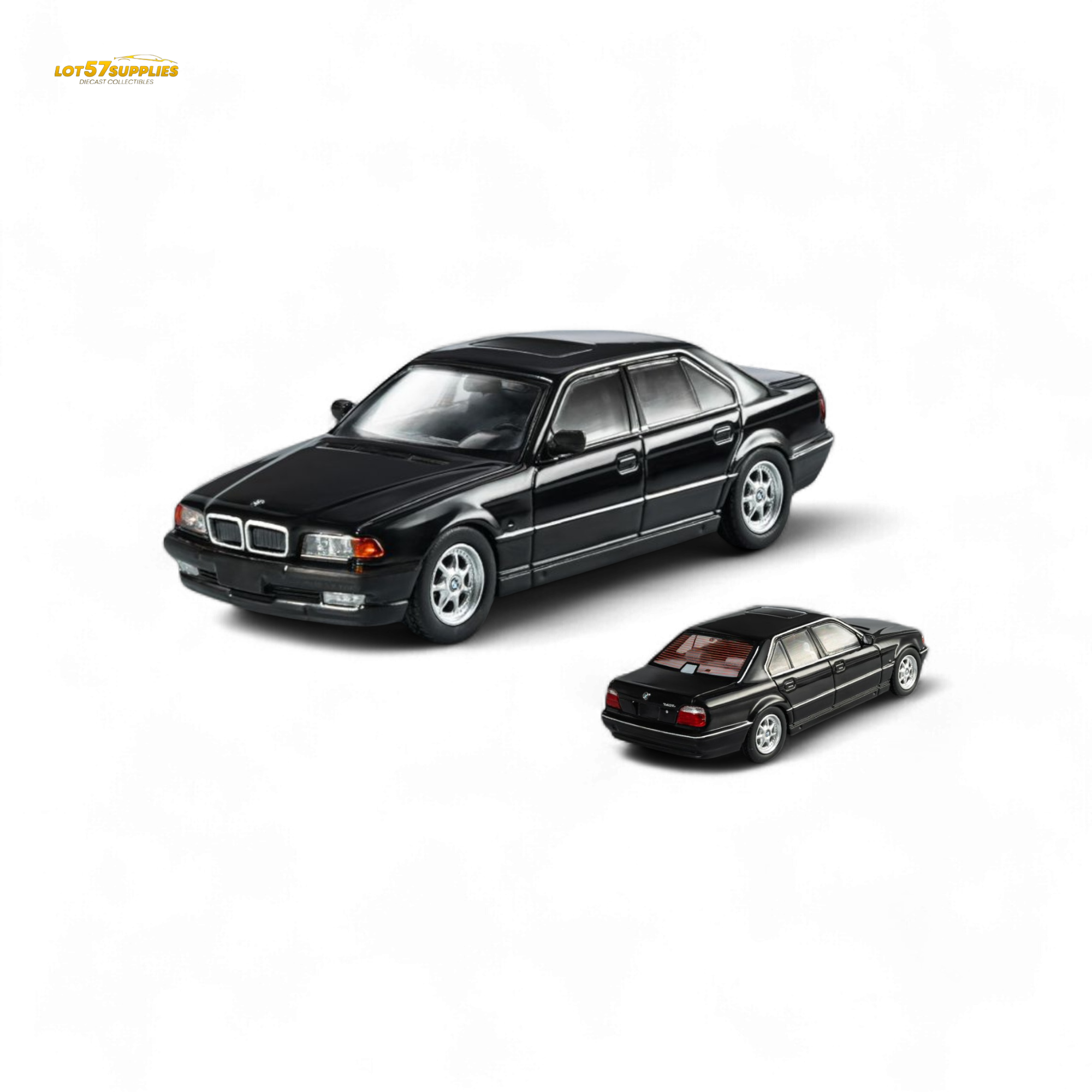 DCM BMW E38 740iL Black 1:64