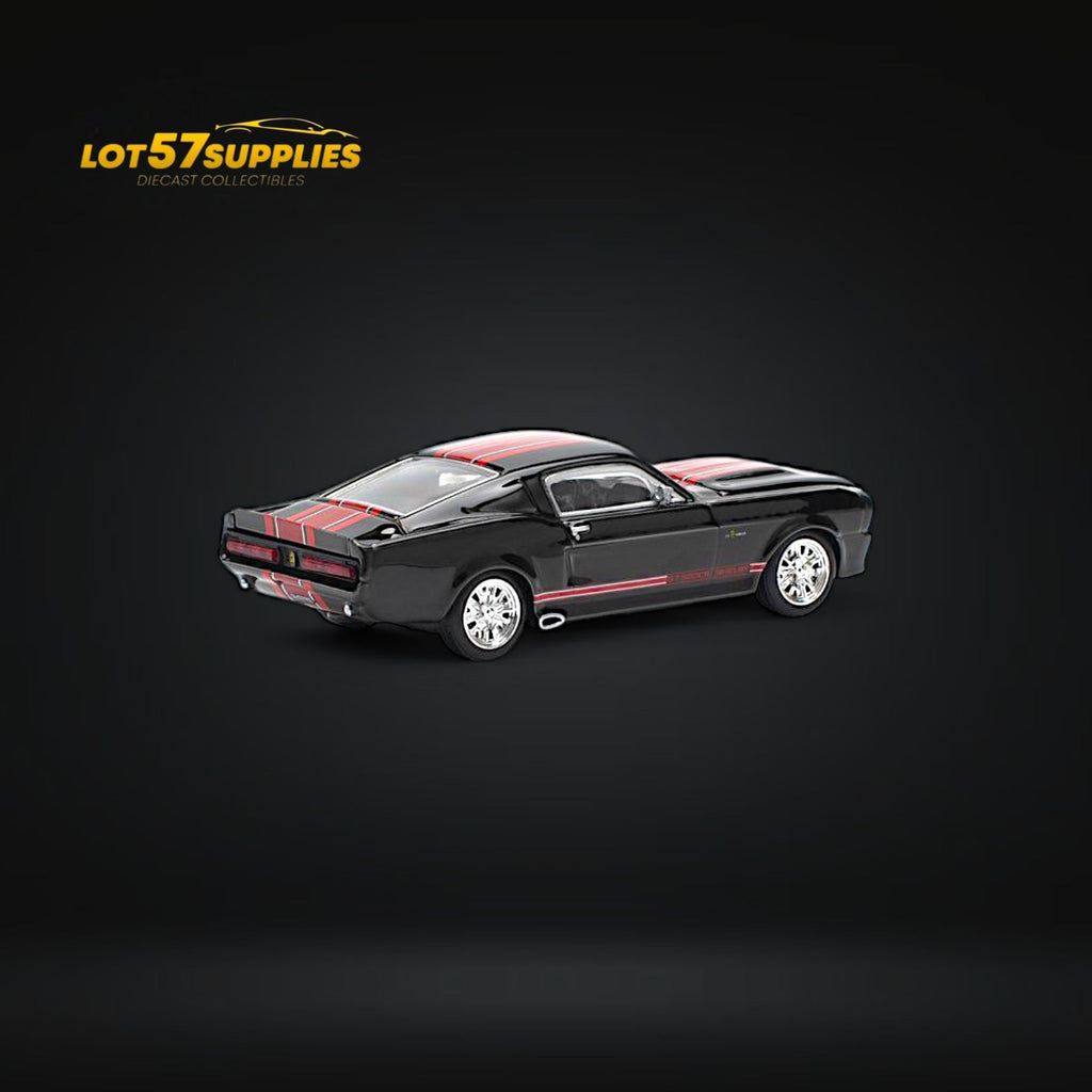 Pop Race Shelby Mustang GT500 Dark Chrome 1:64