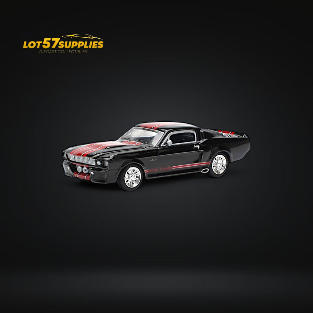 Pop Race Shelby Mustang GT500 Dark Chrome 1:64