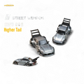 Street Weapon Porsche RWB 993 Raw Varnish Color High Wing 1:64